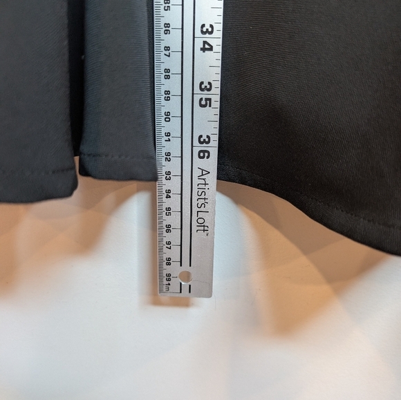 NWT Vintage Y2K 2005 Selected Femme XS Ruffle Bottom Little Black Dress - Picture 11 of 12